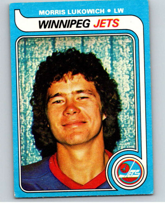 1979-80 Topps #202 Morris Lukowich  RC Rookie Winnipeg Jets  V81842 Image 1