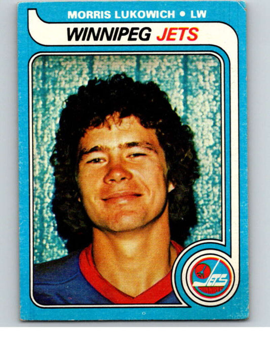 1979-80 Topps #202 Morris Lukowich  RC Rookie Winnipeg Jets  V81843 Image 1