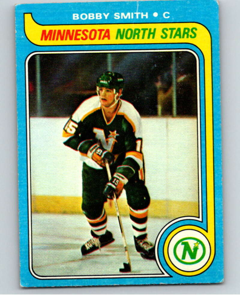 1979-80 Topps #206 Bobby Smith  RC Rookie Minnesota North Stars  V81854 Image 1