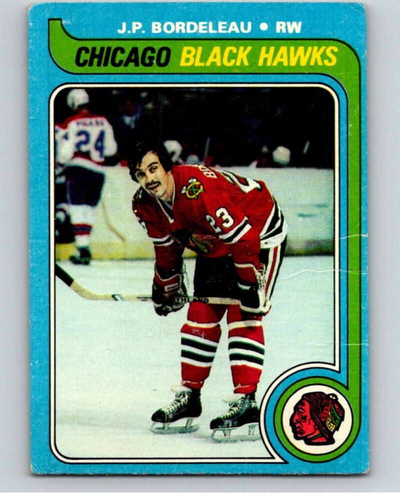 1979-80 Topps #212 J.P. Bordeleau  Chicago Blackhawks  V81874 Image 1