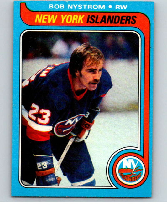 1979-80 Topps #217 Bob Nystrom  New York Islanders  V81887 Image 1