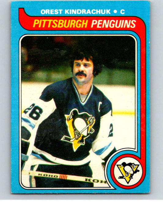 1979-80 Topps #218 Orest Kindrachuk  Pittsburgh Penguins  V81891 Image 1