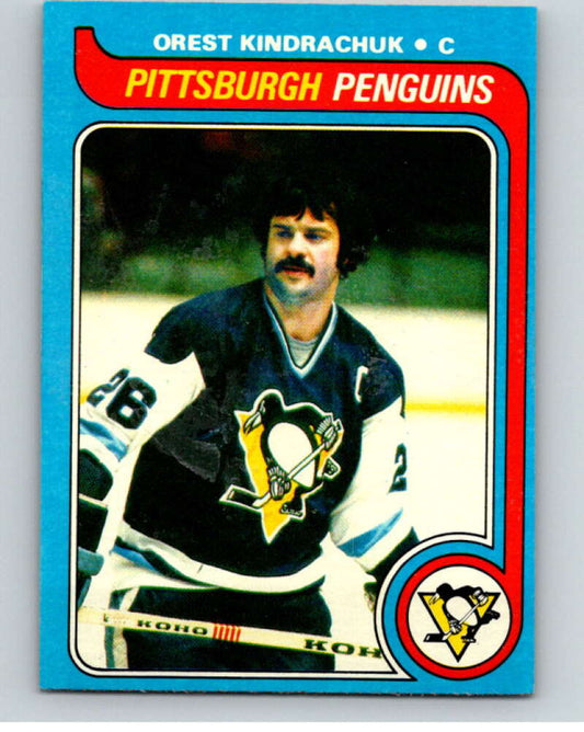 1979-80 Topps #218 Orest Kindrachuk  Pittsburgh Penguins  V81892 Image 1