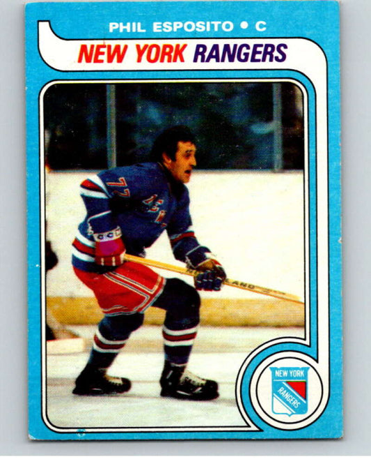 1979-80 Topps #220 Phil Esposito  New York Rangers  V81896 Image 1