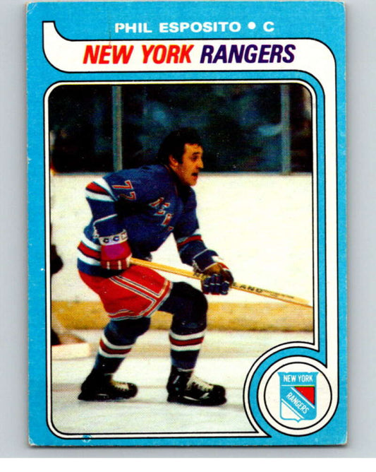 1979-80 Topps #220 Phil Esposito  New York Rangers  V81897 Image 1