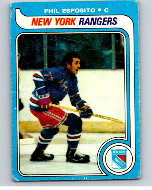1979-80 Topps #220 Phil Esposito  New York Rangers  V81899 Image 1