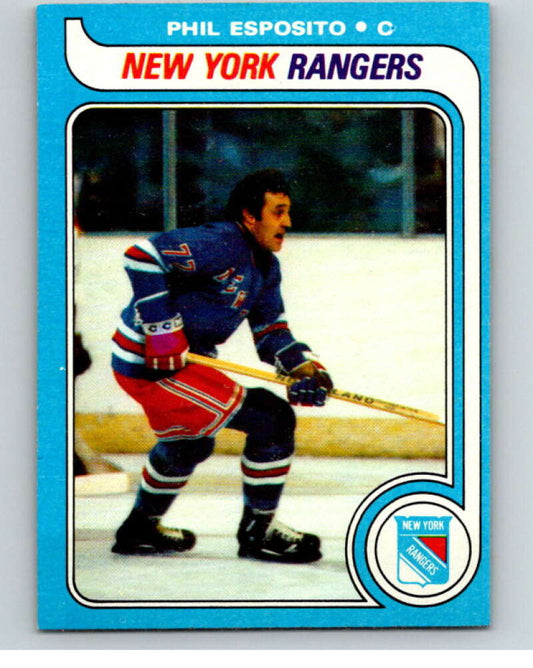 1979-80 Topps #220 Phil Esposito  New York Rangers  V81900 Image 1
