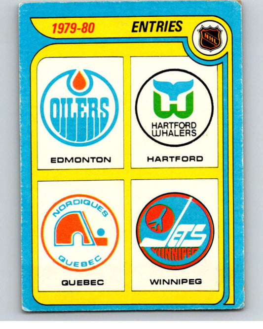 1979-80 Topps #261 New N Entries Oilers/Whalers/Nordiques/Jets  V82018 Image 1