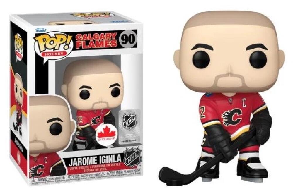 Funko Pop - 90 NHL Jarome Iginla Flames Vinyl Figure *Canadian Exclusive Image 1