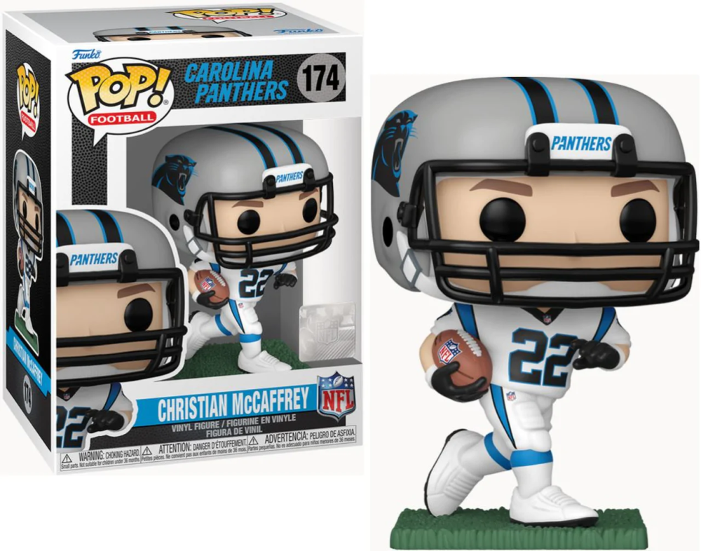 Funko Pop - NFL 174 Christian McCaffrey Carolina Panthers Vinyl Figure  Image 1