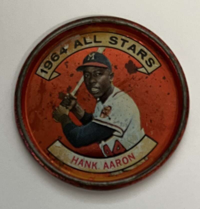 1964 Topps Coins Baseball #149 Hank Aaron AS  Milwaukee Braves  V82042 Image 1