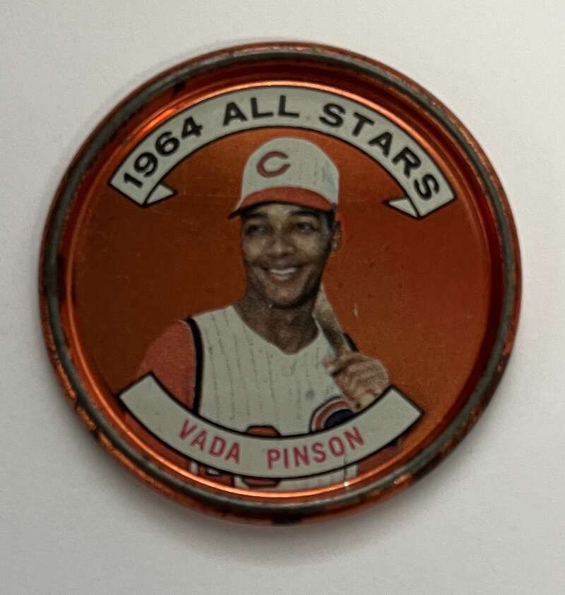 1964 Topps Coins Baseball #152 Vada Pinson AS  Cincinnati Reds  V82046 Image 1