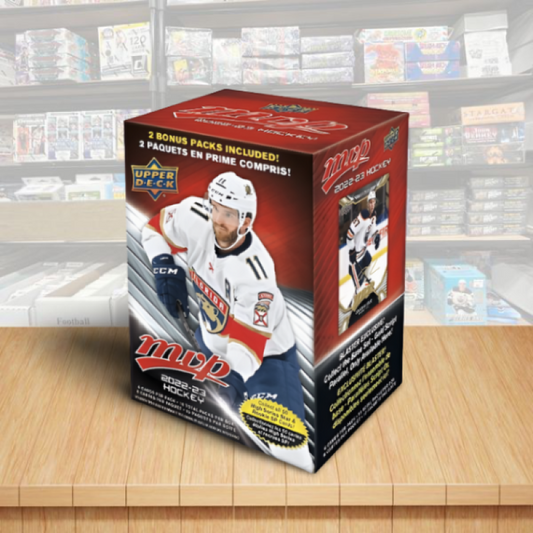 2022-23 Upper Deck MVP Blaster Factory Sealed Hockey Box Image 1