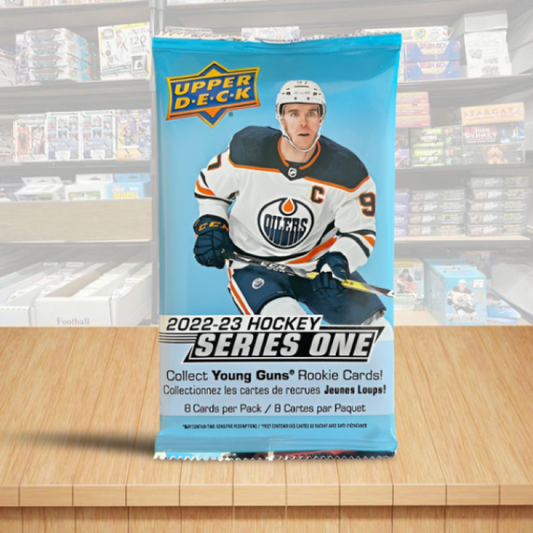 2022-23 Upper Deck Series 1 Hockey Sealed Pack - 8 Cards Per Pack Image 1