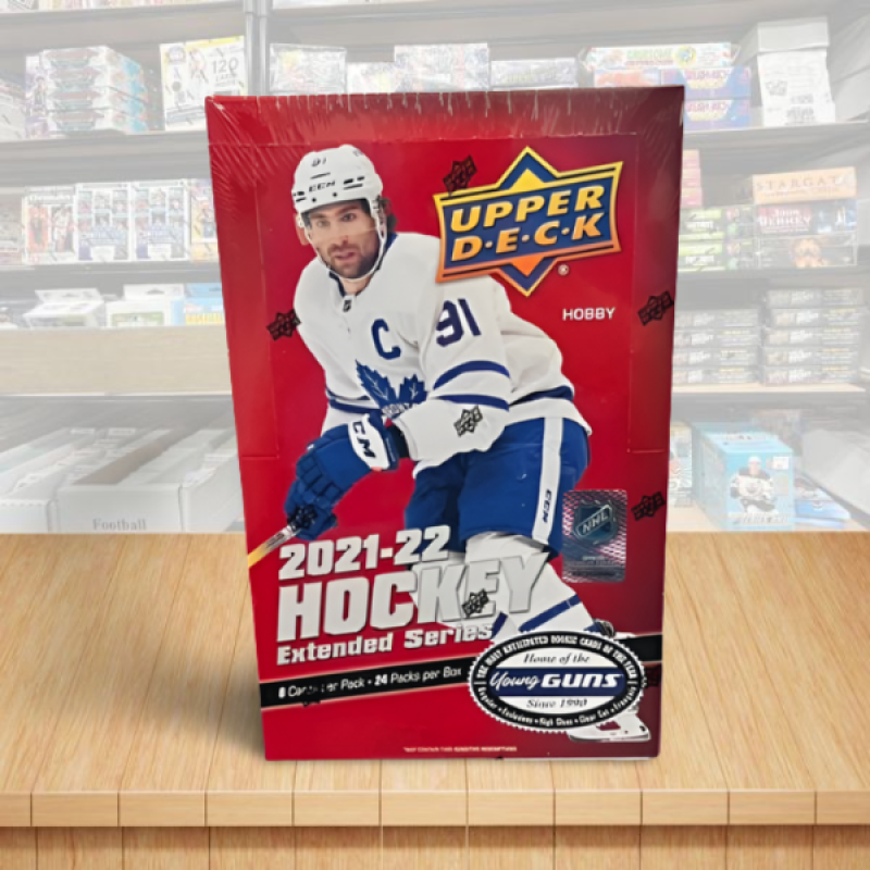 2021-22 Upper Deck Extended Series Hockey Hobby Box - 24 Packs Per Box Image 1