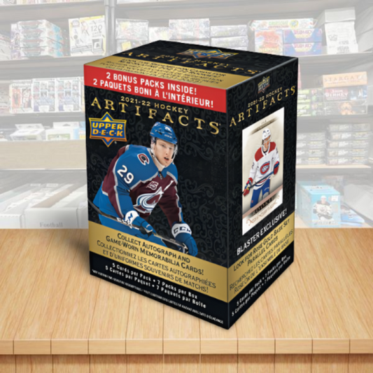 2021-22 Upper Deck Artifacts Blaster Factory Sealed Hockey Box Image 1