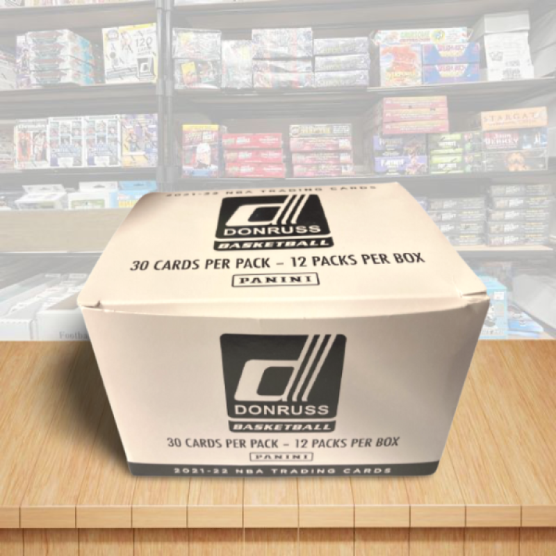 2021-22 Panini Donruss Basketball Cello Fat Pack Box - 12 Packs - 30 Card Packs Image 1