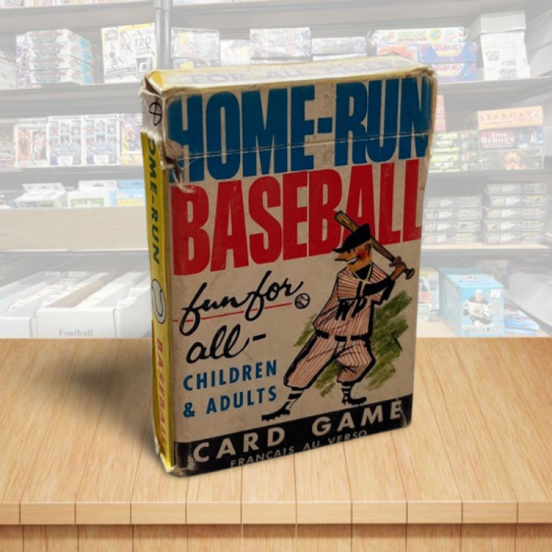1962 Home-Run Baseball Vintage Card Game English/French Boxed Card Complete Set  Image 1