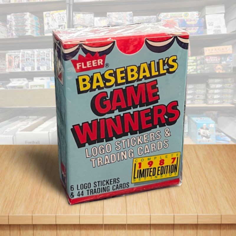 1987 Fleer Baseball Game Winners Boxed Card Complete Set - Limited Edition Image 1