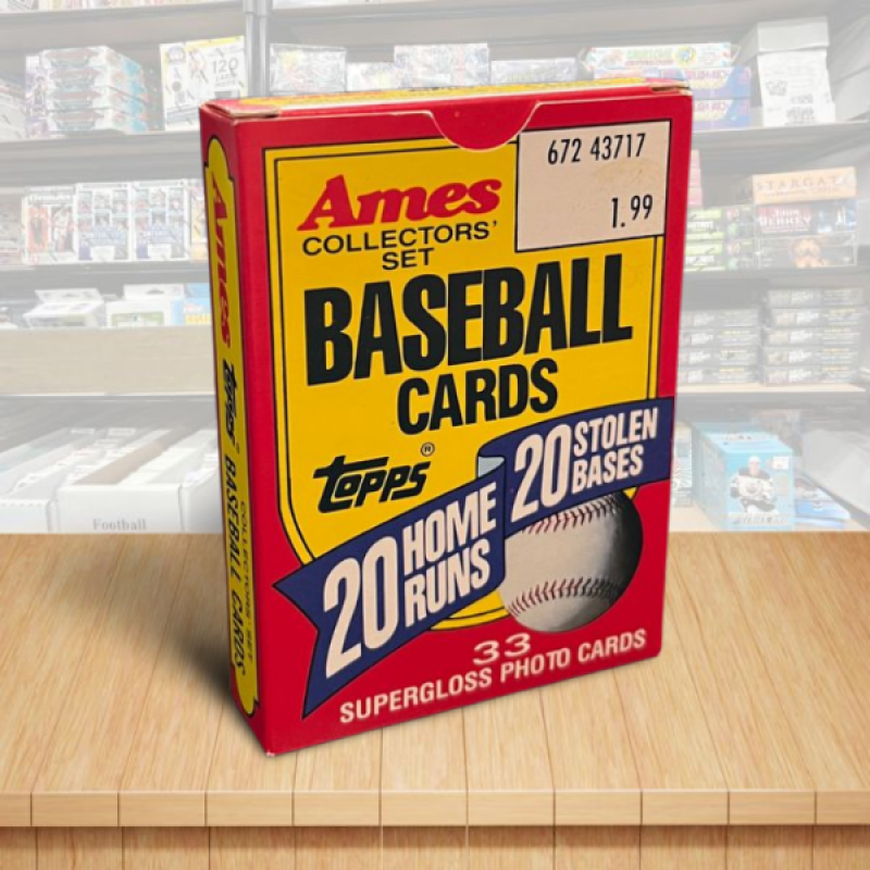 1989 Topps Ames Collectors Boxed Card Complete Set - 20 HR/SB Image 1