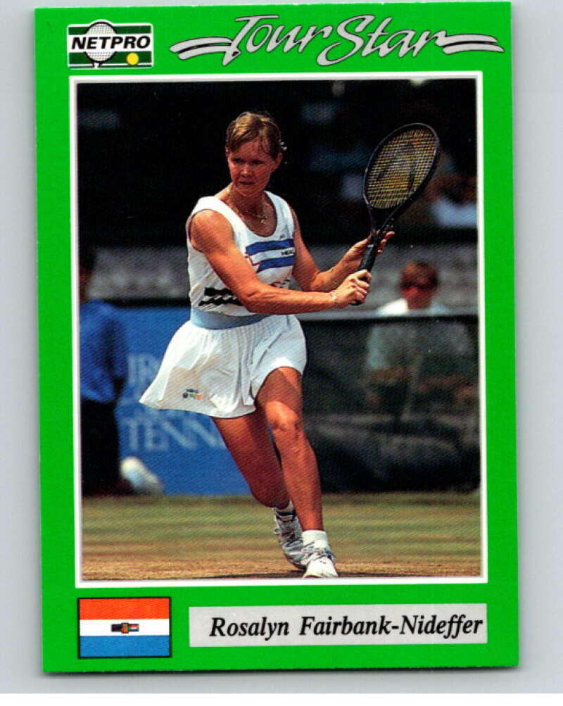 1991 NetPro Tour Stars Tennis #1 Ros Fairbank-Nideffer   V82052 Image 1