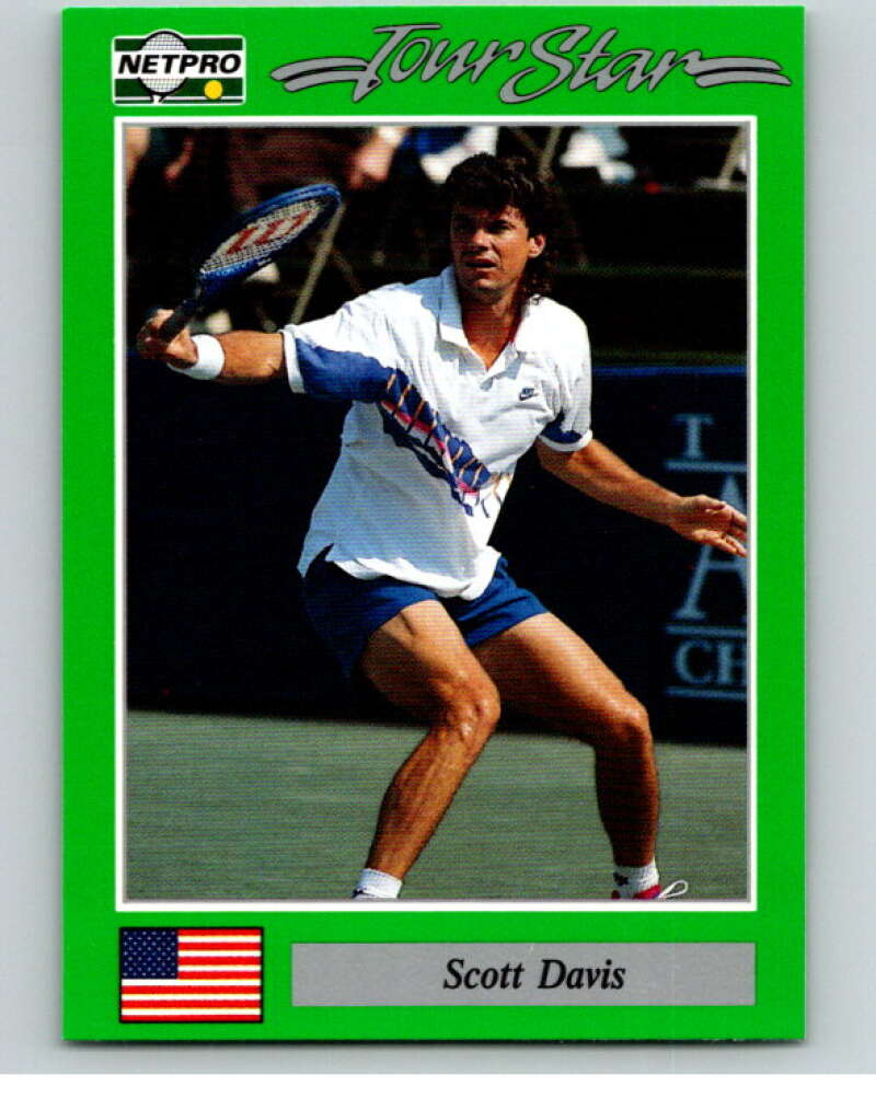 1991 NetPro Tour Stars Tennis #19 Scott Davis   V82066 Image 1