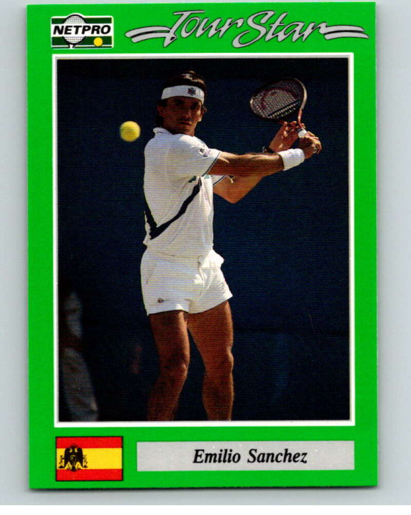 1991 NetPro Tour Stars Tennis #26 Emilio Sanchez   V82070 Image 1