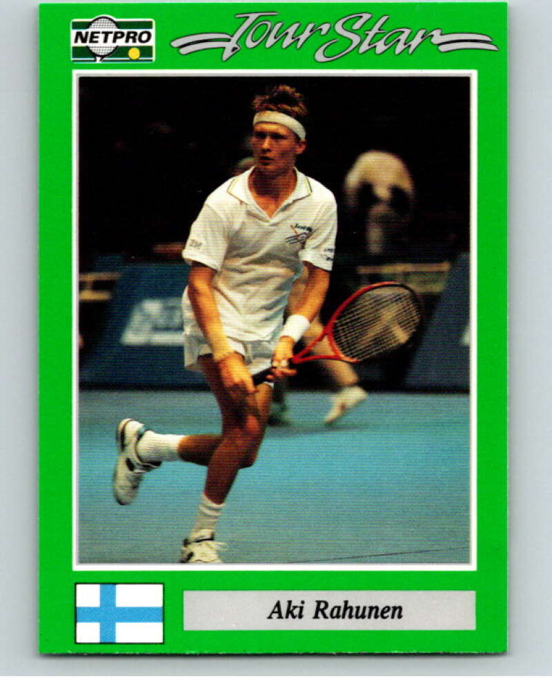 1991 NetPro Tour Stars Tennis #36 Aki Rahunen   V82076 Image 1