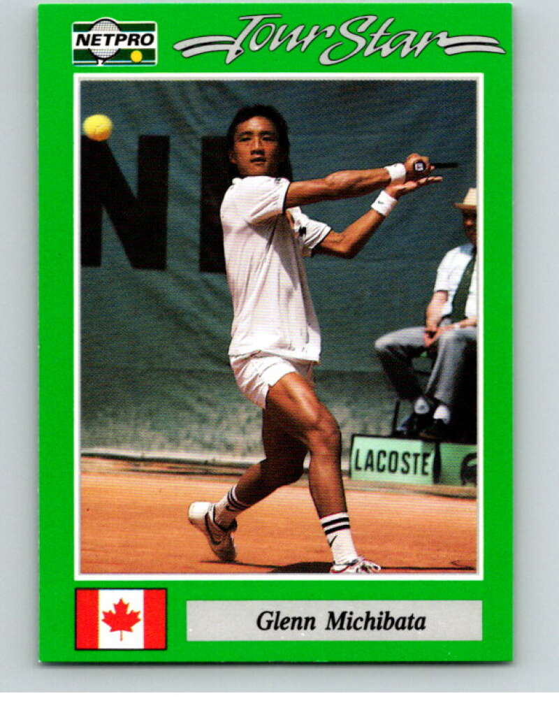 1991 NetPro Tour Stars Tennis #43 Glenn Michibata  RC Rookie  V82080 Image 1