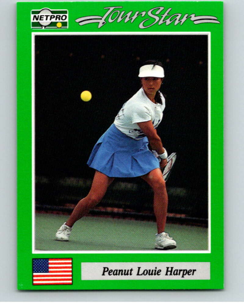 1991 NetPro Tour Stars Tennis #53 Peanut Louie Harper  RC Rookie  V82081 Image 1