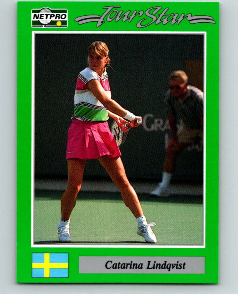 1991 NetPro Tour Stars Tennis #61 Catarina Lindqvist   V82088 Image 1