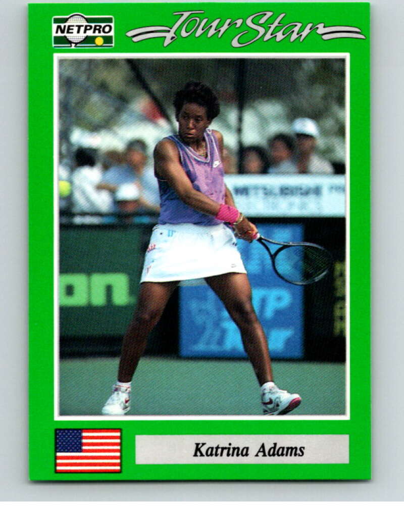 1991 NetPro Tour Stars Tennis #62 Katrina Adams   V82090 Image 1