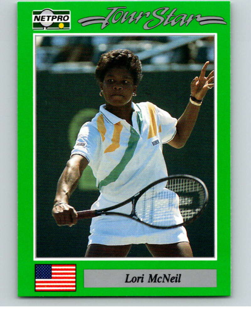1991 NetPro Tour Stars Tennis #78 Lori McNeil   V82103 Image 1