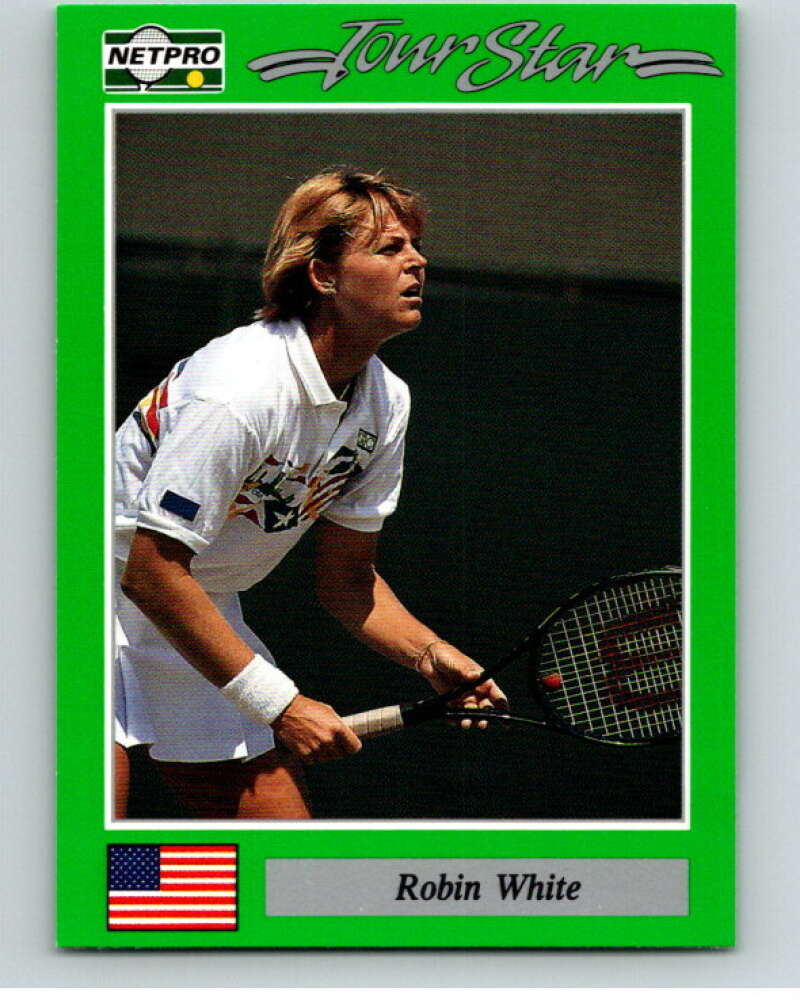 1991 NetPro Tour Stars Tennis #81 Robin White  RC Rookie  V82105 Image 1