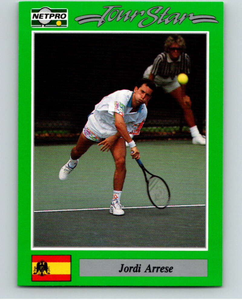 1991 NetPro Tour Stars Tennis #91 Jordi Arrese   V82111 Image 1