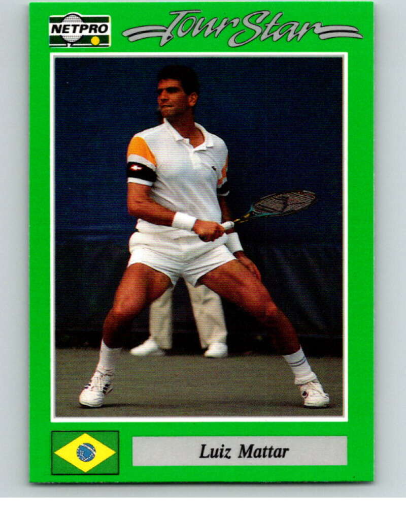 1991 NetPro Tour Stars Tennis #93 Luiz Mattar   V82112 Image 1