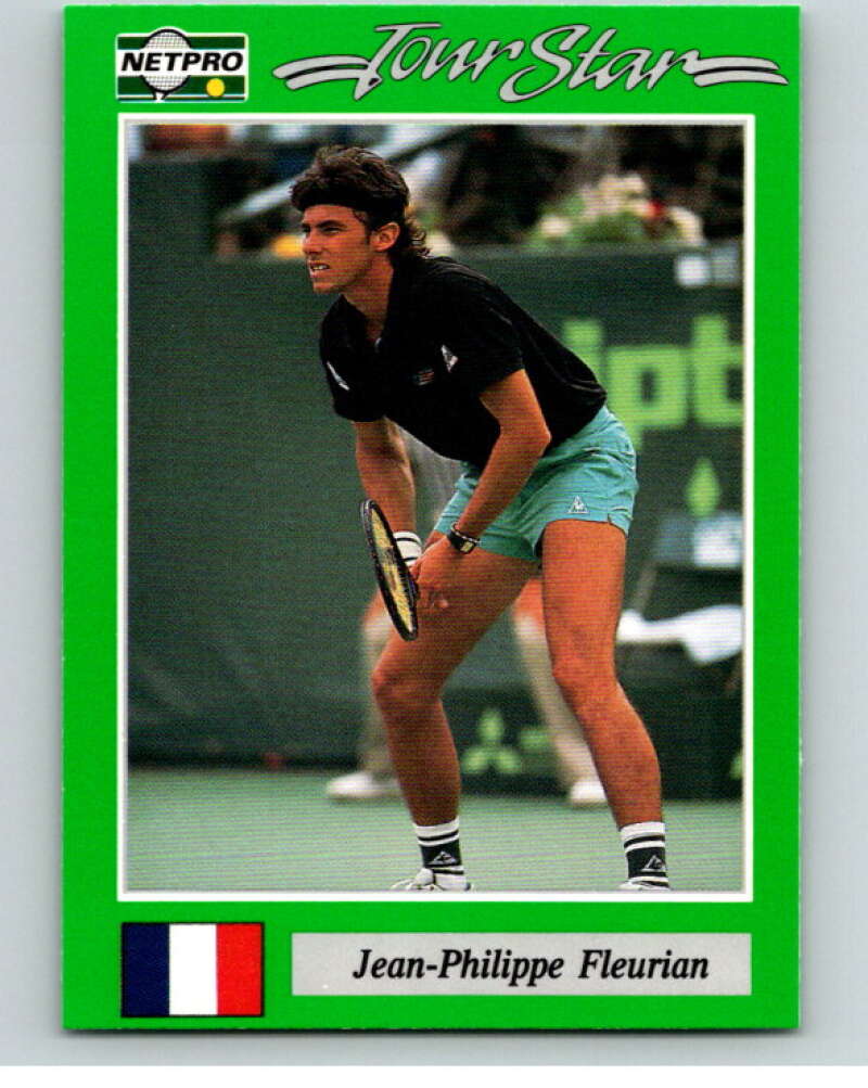 1991 NetPro Tour Stars Tennis #97 Jean-Philippe Fleurian  RC Rookie  V82115 Image 1