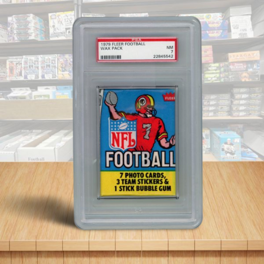 1979 Fleer Football Wax Pack Graded PSA 7 - NearMint - #22845542 Image 1