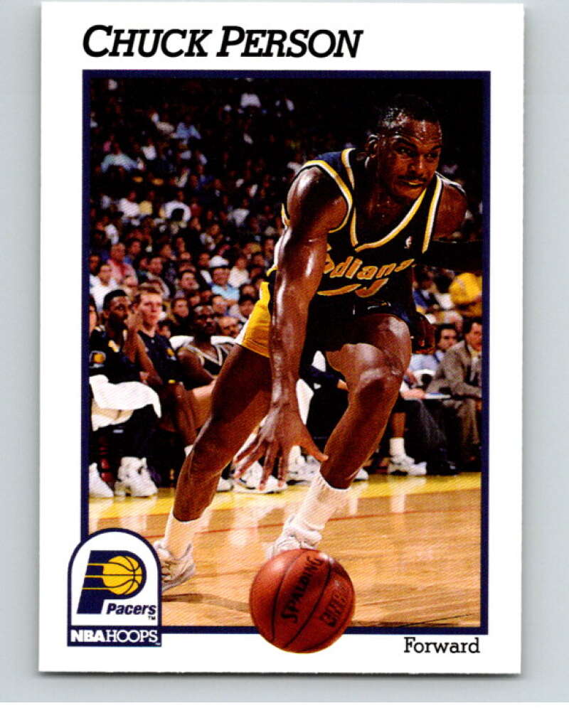 1991-92 Hoops #86 Mike Sanders  Indiana Pacers  V82194 Image 1