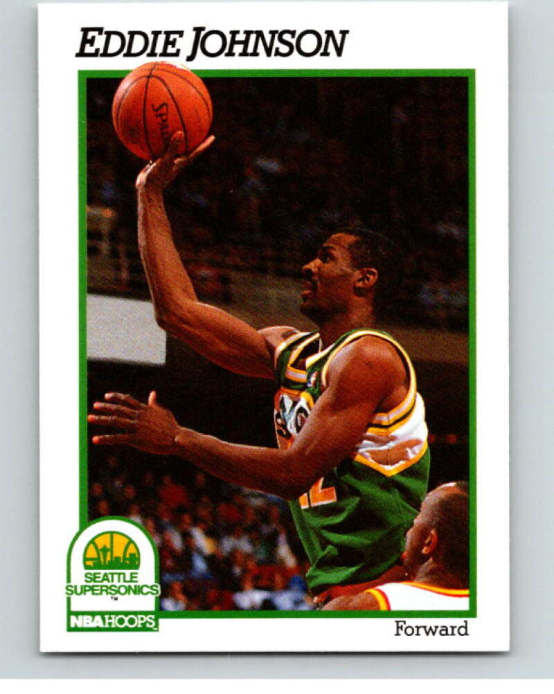 1991-92 Hoops #200 Shawn Kemp  Seattle SuperSonics  V82309 Image 1