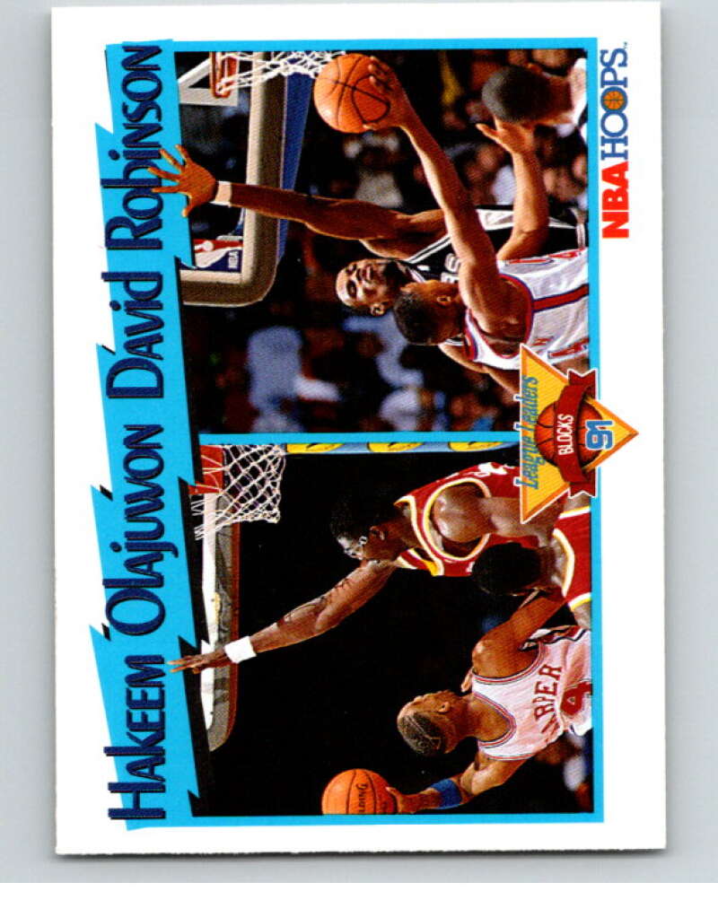 1991-92 Hoops #311 David Robinson/Dennis Rodman LL   V82414 Image 1