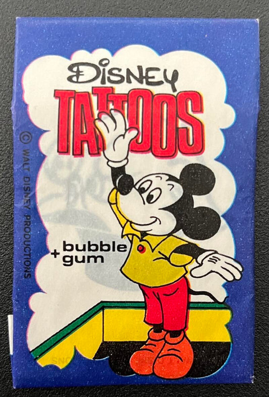 1967 Dandy Disney Tattoos Sealed Wax Pack - Mickey Mouse - V82434 Image 1