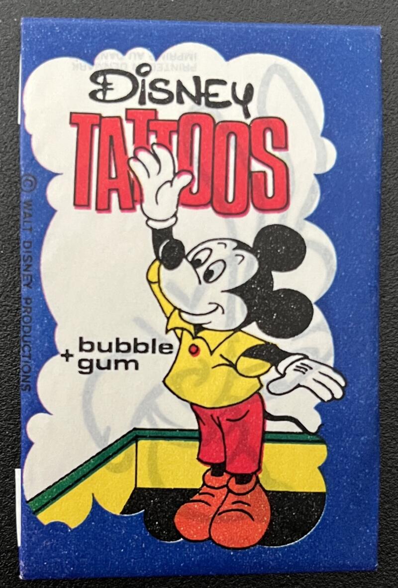 1967 Dandy Disney Tattoos Sealed Wax Pack - Mickey Mouse - V82435 Image 1