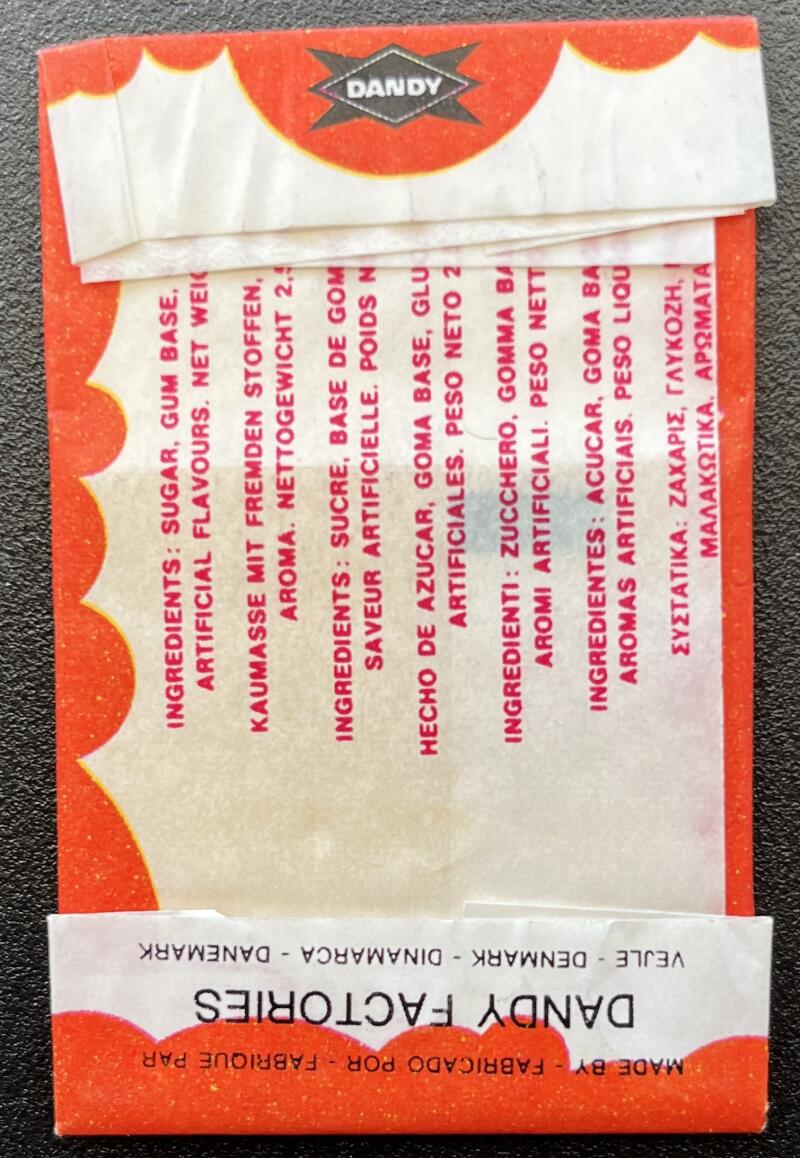 1967 Dandy Disney Tattoos Sealed Wax Pack - Donald Duck - V82436 Image 2