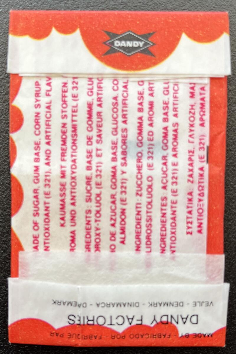 1967 Dandy Disney Tattoos Sealed Wax Pack - Donald Duck - V82439 Image 2