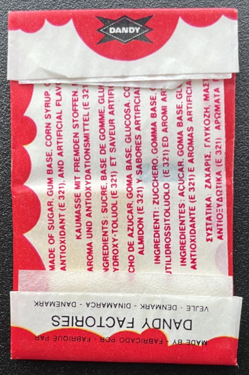 1967 Dandy Disney Tattoos Sealed Wax Pack - Big Bad Wolf - V82442 Image 2