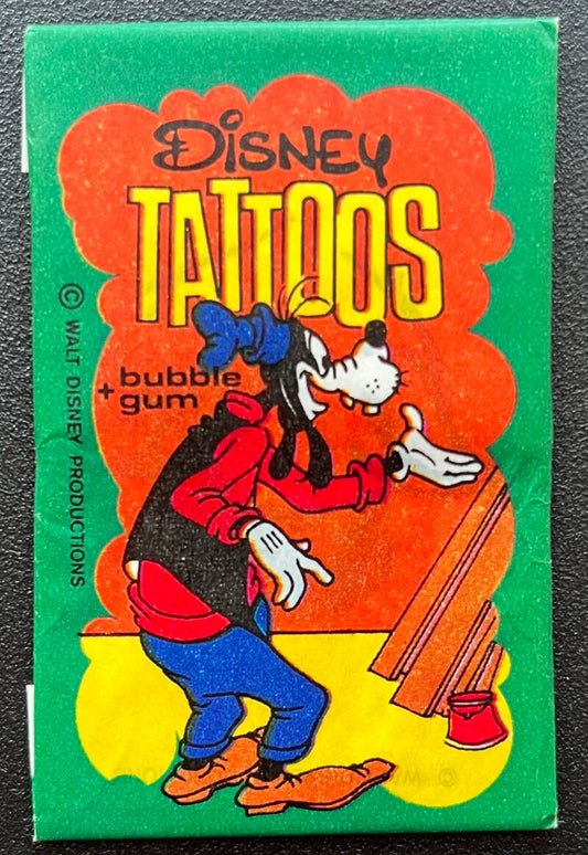 1967 Dandy Disney Tattoos Sealed Wax Pack - Goofy - V82443 Image 1