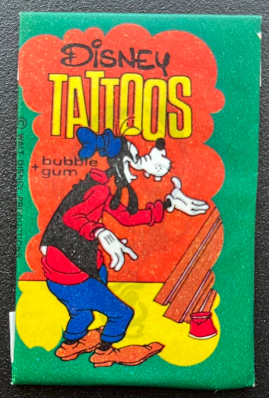 1967 Dandy Disney Tattoos Sealed Wax Pack - Goofy - V82444 Image 1