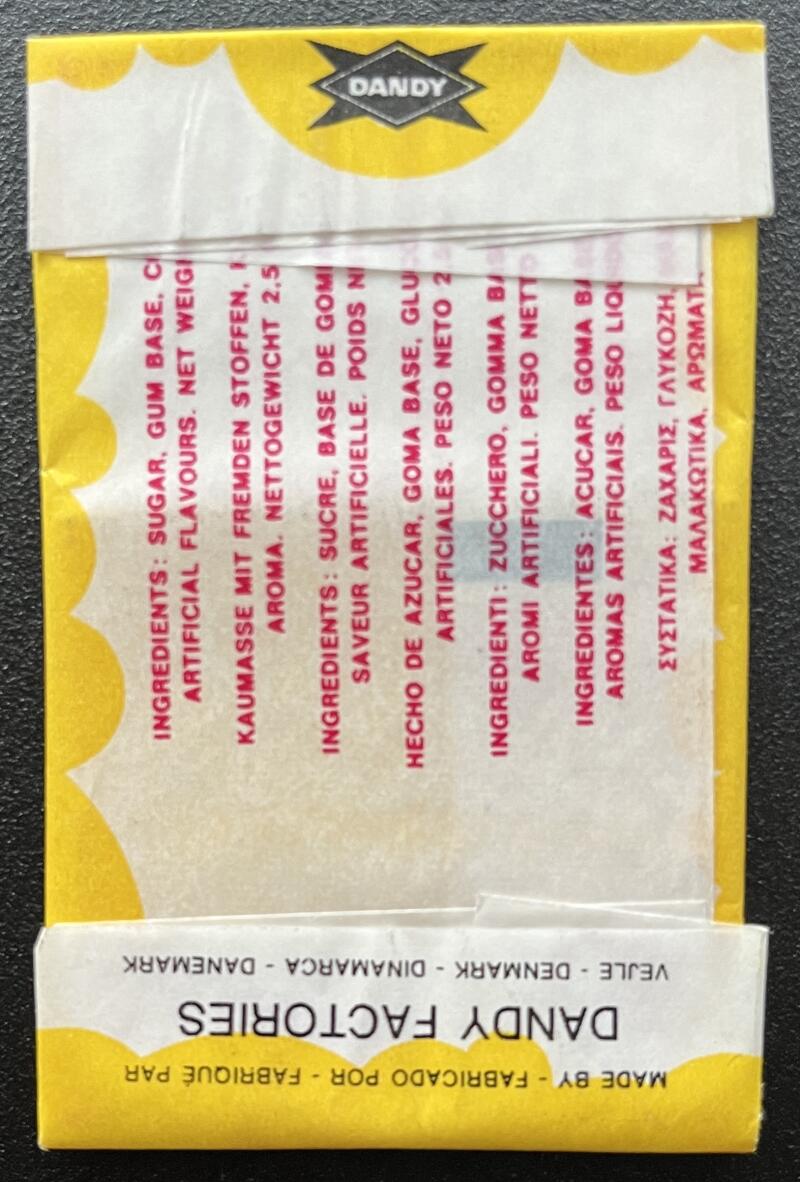 1967 Dandy Disney Tattoos Sealed Wax Pack - Pinocchio - V82445 Image 2