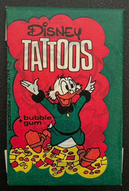 1967 Dandy Disney Tattoos Sealed Wax Pack - Scrooge McDuck - V82448 Image 1